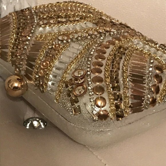 INC INTERNATIONAL CONCEPTS JOCELYN BEADED CLUTCH BAG - Picture 8 of 14